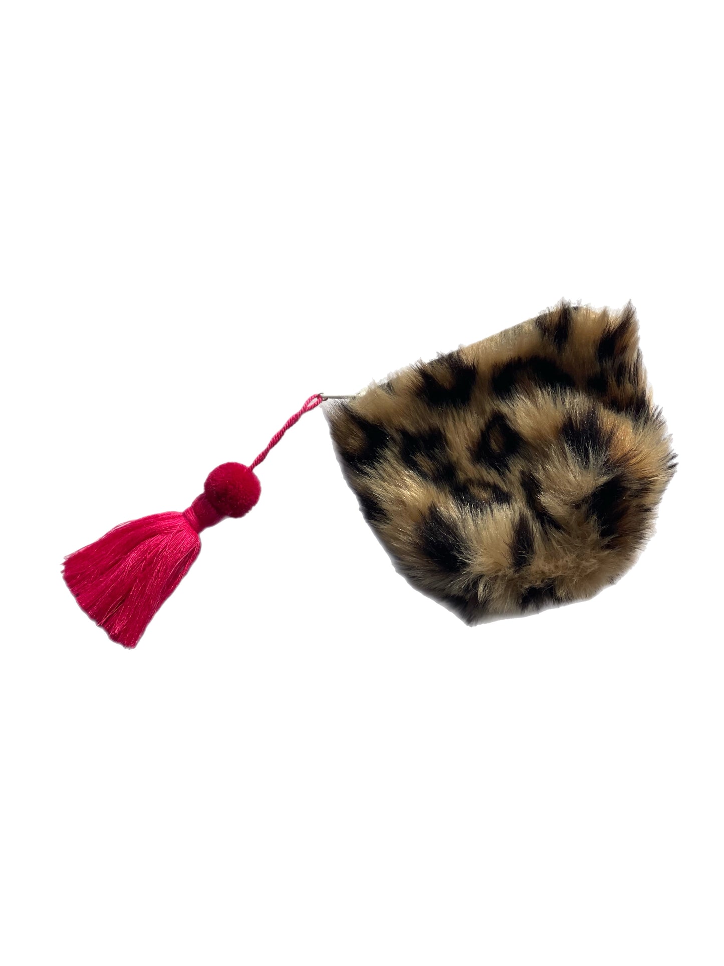 faux fur coin purse