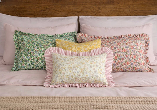 Frilly Liberty pillowcase