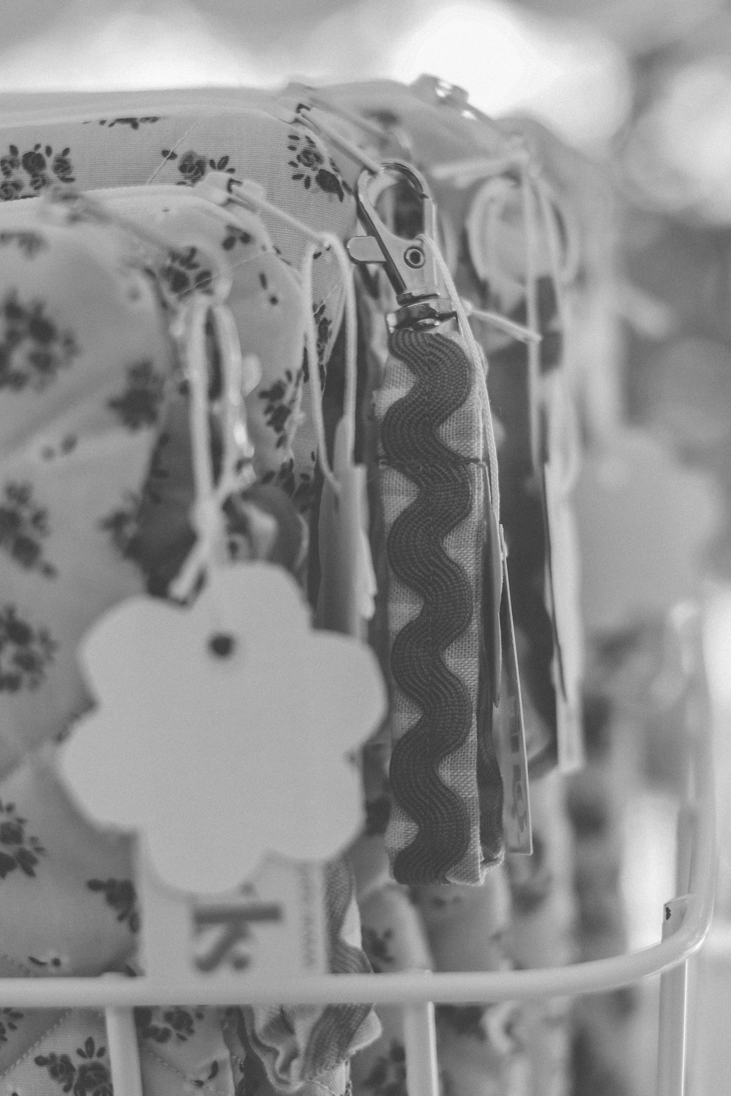 Book sleeve with Ric Rac keychain