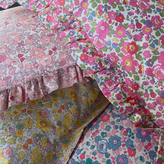 Frilly Liberty pillowcase
