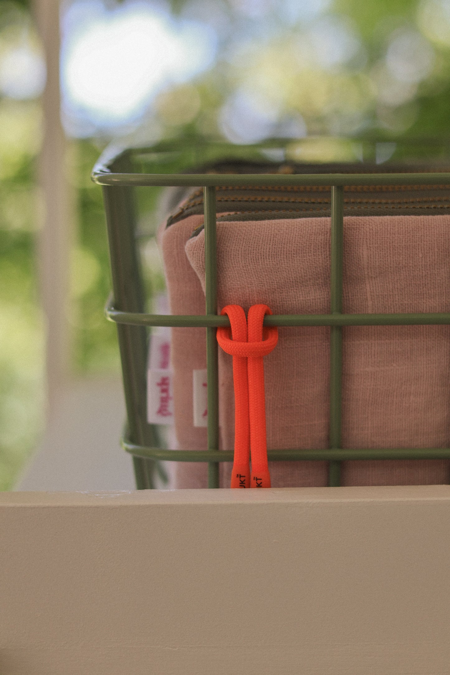 Pale pink or dove grey make-up pouch with Liberty lining and charms