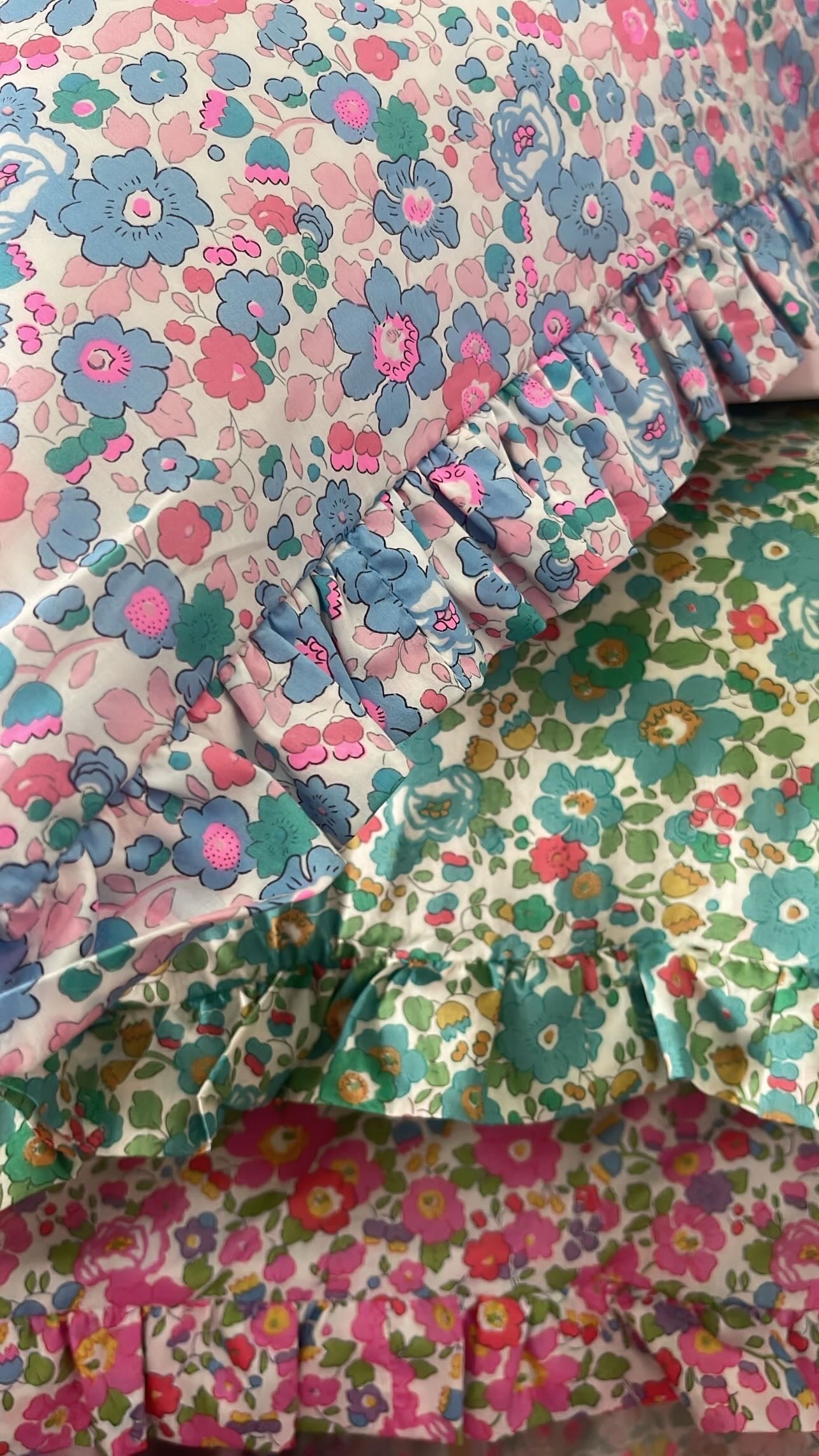 Frilly Liberty pillowcase